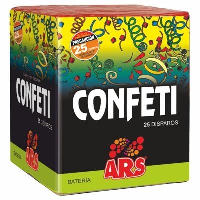 CONFETI CRACKER, 25 disparos