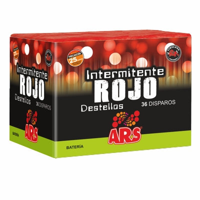 INTERMITENTE ROJO 25 DISPAROS