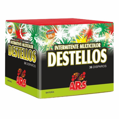 DESTELLOS intermitente multicolor 36 disparo