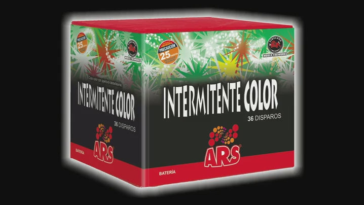 DESTELLOS intermitente multicolor 36 disparo