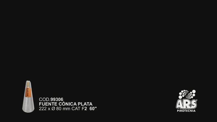 FUENTE CONICA 60″ – PLATA